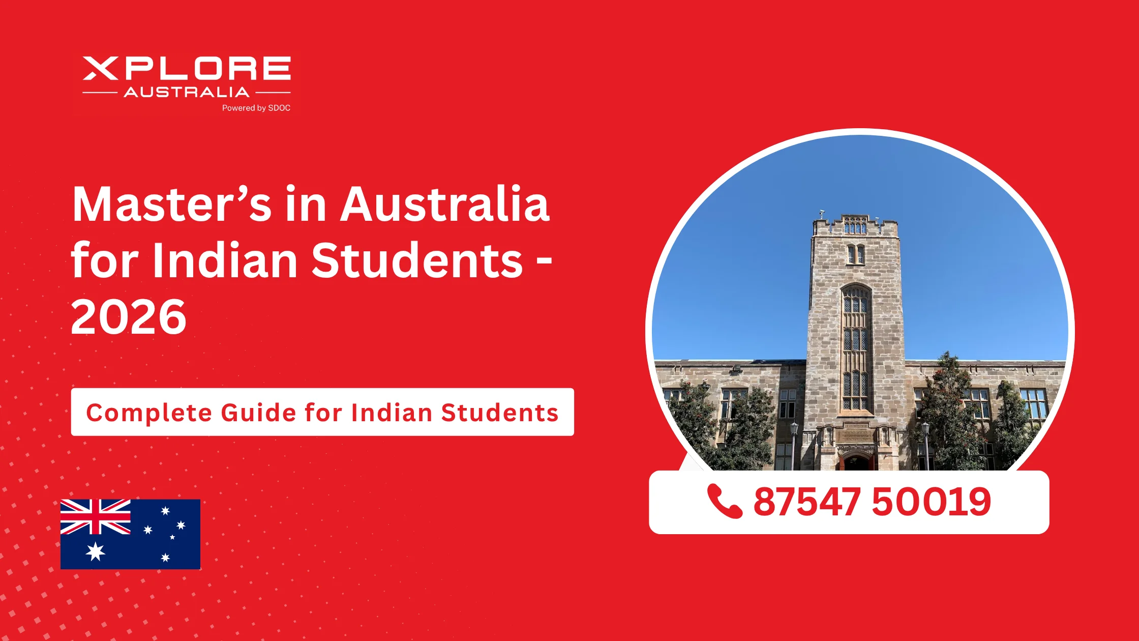 Masters in Australia for Indian Students guide covering visa, PR, fees, and scholarships.